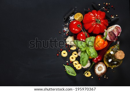 Similar – Hausgemachte italienische Bruschetta Vorspeise