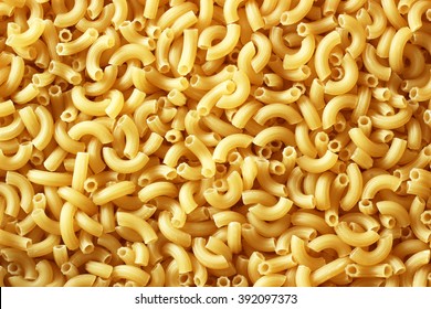 Italian Macaroni Pasta. Rigatoni Noodles