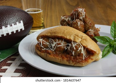 Italian Meatball Sandwich For Football Game