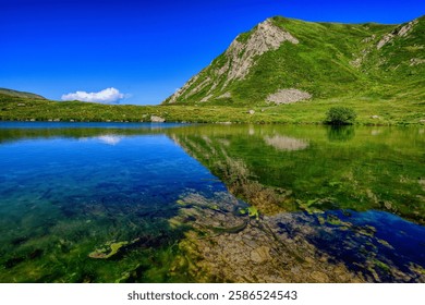 Italian mountain landscape glacial lake - Powered by Shutterstock - Get 15% off with code: PIKWIZARD15