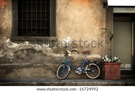 Italian old style bicycle