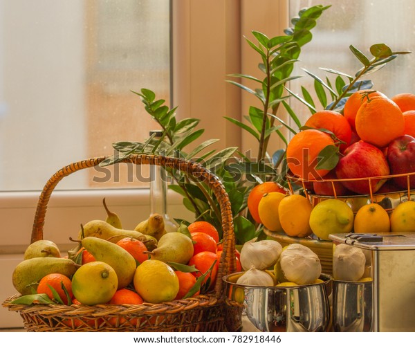 Italian Pantry Full Vitaminic Fruits Stock Photo Edit Now 782918446