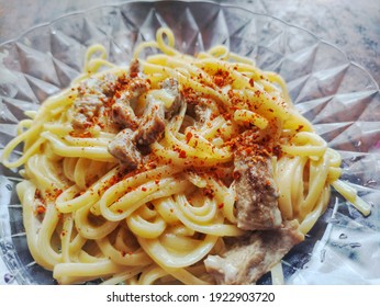 Italian Pasta Spaghetti Carbonara Sauce