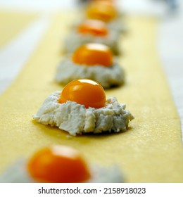 Italian Ravioli With Egg Yolk