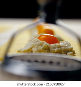 Italian Ravioli With Egg Yolk