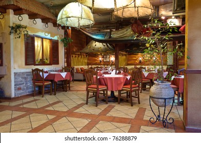 Italian Restaurant With A Traditional Interior