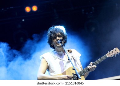 The Italian Singer Ermal Meta Sings At The Concert On May 1st In Taranto, Puglia, Italy - 01.05.2022