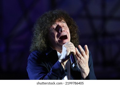 The Italian Singer Riccardo Cocciante In Concert At The MediTa Festival 2022 In Taranto, Puglia, Italy. 08.09.2022