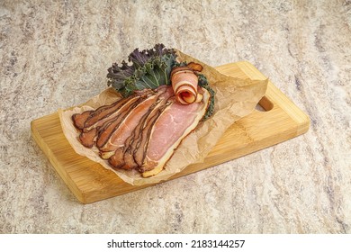 Italian Traditional Cuisine - Prosciutto Appetizer Pork Meat