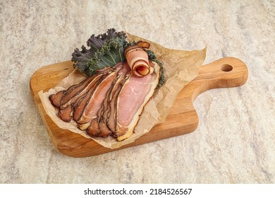 Italian Traditional Cuisine - Prosciutto Appetizer Pork Meat