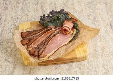 Italian Traditional Cuisine - Prosciutto Appetizer Pork Meat