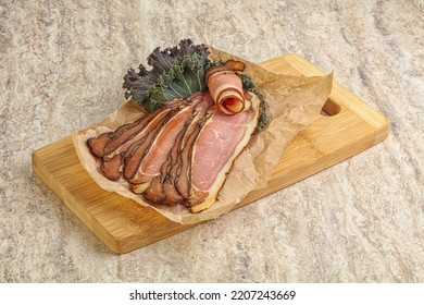 Italian Traditional Cuisine - Prosciutto Appetizer Pork Meat