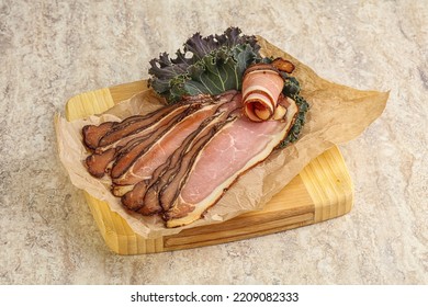 Italian Traditional Cuisine - Prosciutto Appetizer Pork Meat