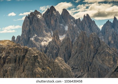 italien dolomites, south tyrol and italien alps, beautiful mountain scenery, tre cime di lavaredo - Shutterstock ID 1036430458