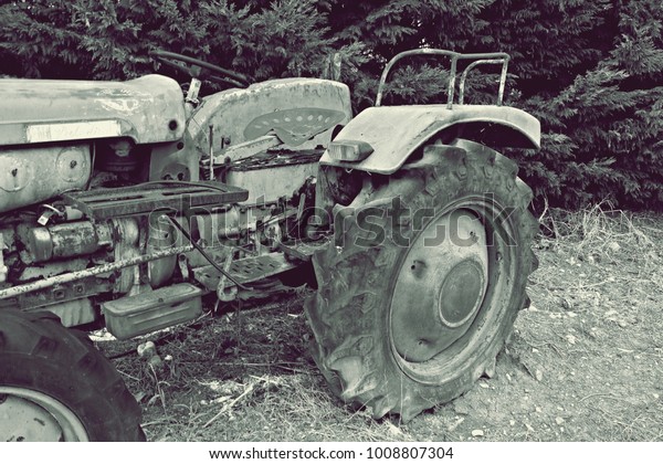 Italy, Abruzzo: Old\
tractor.