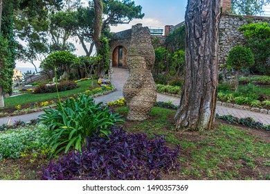 Italy, Capri,  22 May 2019, View Of The Gardens Of Augustus