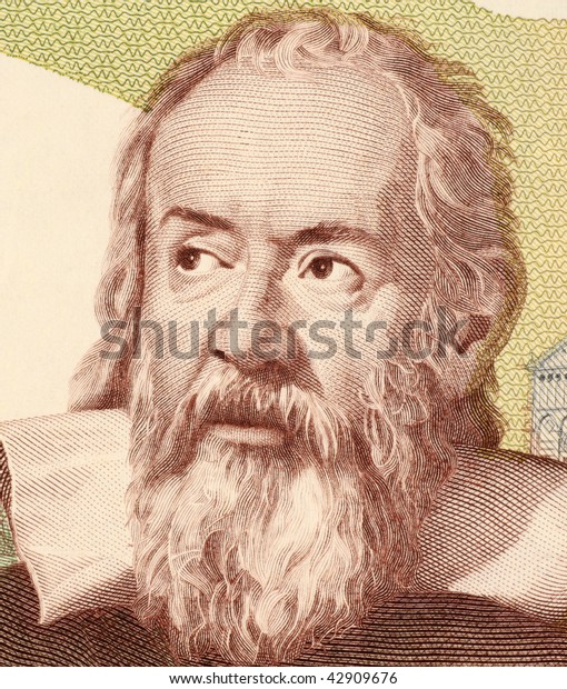 ITALY - CIRCA 1983: Galileo on 2000 Lire 1983 banknote from Italy. Italian physicist, astronomer, mathematician and philosopher that played a major role in the scientific revolution.