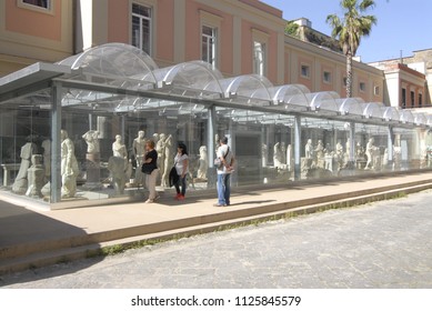 Italy June 2016 - Naples, Campania, Italy - The National Archaeological Museum Of Naples