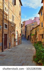 Italy, Livorno, Castagneto Carducci, August 2017
Glimpse Of The Characteristic Medieval Village Of Castagneto Carducci, The Place Where The Poet Giosuè Carducci Spent His Adolescence