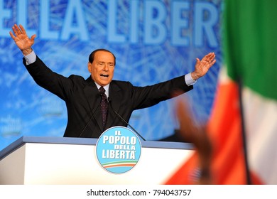 Italy - Milan January 15,2018 - Silvio Berlusconi Politic 