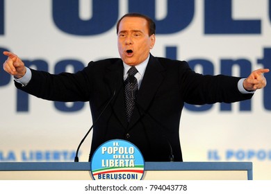 Italy - Milan January 15,2018 - Silvio Berlusconi Politic 