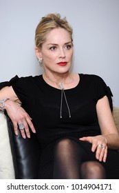 Italy - Milan  January 31,2018 - Sharon Stone Actress Posed 