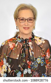 Italy - Milan May 12,2018 -  Meryl Streep Actress Posed 