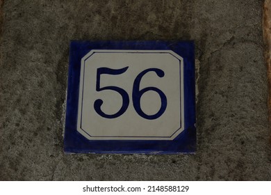 Italy: Road signal (Number fifty six).