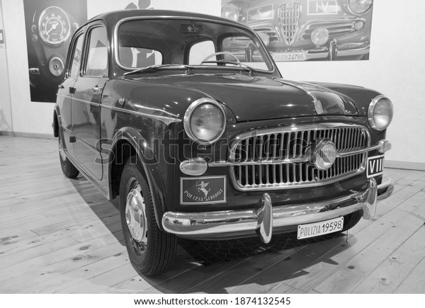 Italy, Rome, Police Cars Expo Museum; 26 May\
2004, Fiat 1100 -\
EDITORIAL