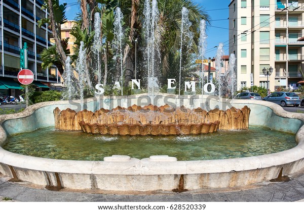 Italy San Remo Fountain Beginning Via Stock Photo 628520339 Shutterstock
