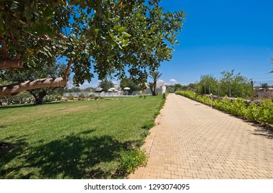 Italy, Sicily, Santacroce Camerina (Ragusa Province), countryside, house garden
