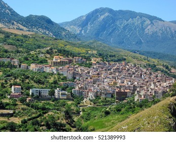 Italy Sicily - Village In Madonie