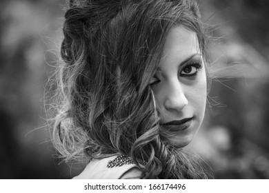 Italy Sicily Young Girl Portrait Stock Photo 166174496 | Shutterstock