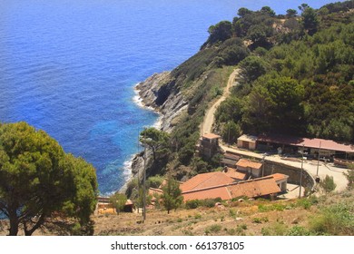 Italy, Tuscany,Livorno,the Gorgona Island, Tuscan Archipelago.