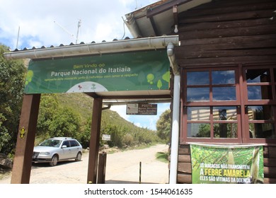 Itatiaia / Rio De Janeiro / Brazil - 10/27/2019: Entrance Of The Itatiaia National Park. (Posto Marcão)