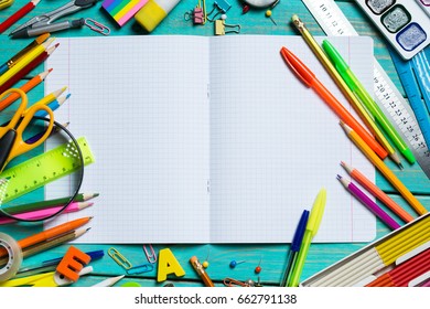 Items Childrens Creativity School Supplies On Stock Photo 662791138 ...