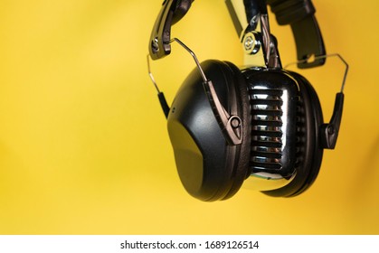 Items Commonly Used Together For Recording And Listening To Music And The Spoken Word