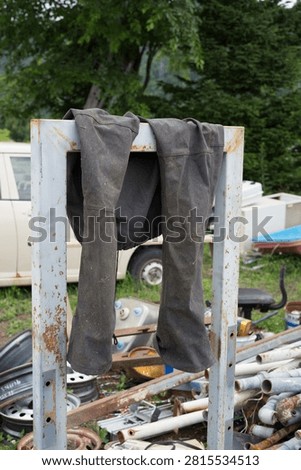 Items discarded in vacant lots