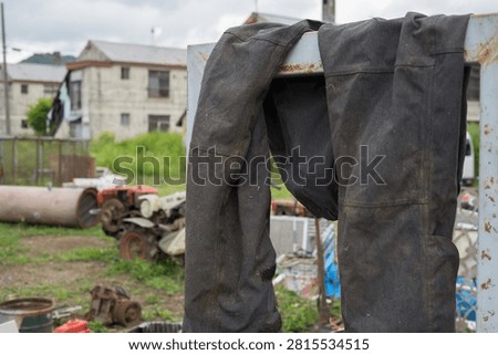 Items discarded in vacant lots