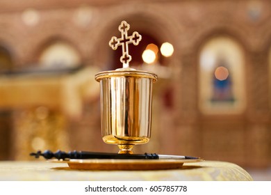 Items For The Sacrament Of Baptism In The Orthodox Church