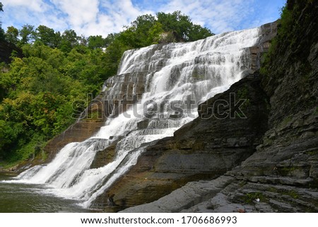 Ithaca Falls in the Summer Time