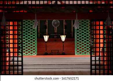 Itsukushima shrine, a Shinto shrine and UNESCO World Heritage Site on Miyajima island. 