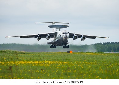 Ivanovo, Russia - May 20,2016: A-50's taking off.