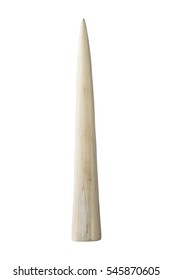 Ivory Tusk On White Background