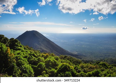 Izalco Volcano from Cerro Verde National Park, El Salvador.