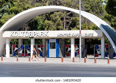 Izmir, Turkey, Aug 13th, 2019 - Entrance Of  Kültürpark (translated Culture Park), Also Known As Kulturpark In Izmir.