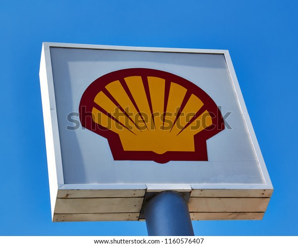 Izmir TURKEY - August 5, 2018 : Shell Oil\
Company is United States-based subsidiary of Royal Dutch Shell, a\
multinational oil\
company.