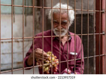 Izmir Turkey
October 2022
Old Man In Red Shirt