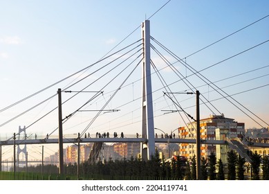 Izmit, Kocaeli, Turkey,  December 12, 2011. Turgut Özal Bridge