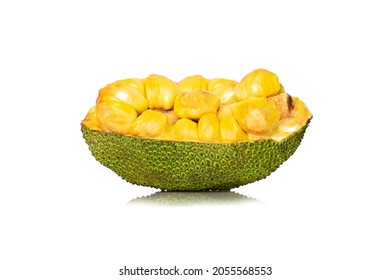 Jack Fruit Isolated On White Background